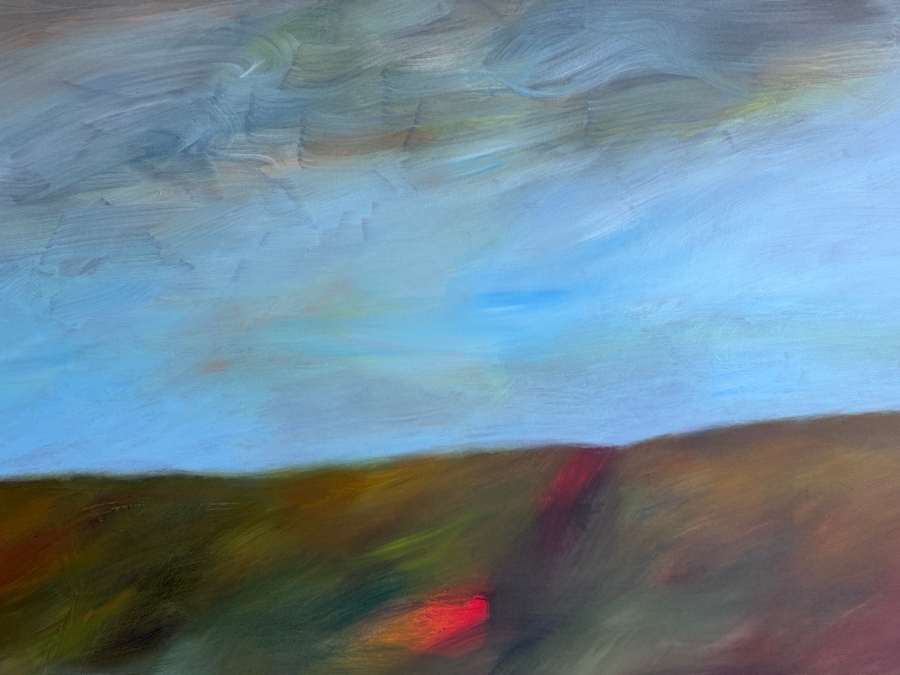 Gerrit Greve (1948-2024, Cardiff by the Sea, CA) Original Acrylic Painting On Canvas Titled 'Mindscape 022-6' 2004 Signed Verso 48 X 48 Estimate $2,300 - $2,900 [Photo 4]