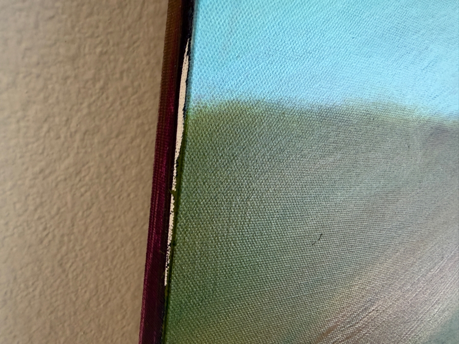 Gerrit Greve (1948-2024, Cardiff by the Sea, CA) Original Acrylic Painting On Canvas Titled 'Mindscape 022-6' 2004 Signed Verso 48 X 48 Estimate $2,300 - $2,900 [Photo 5]