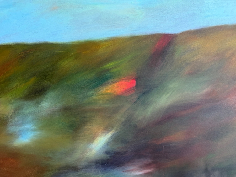 Gerrit Greve (1948-2024, Cardiff by the Sea, CA) Original Acrylic Painting On Canvas Titled 'Mindscape 022-6' 2004 Signed Verso 48 X 48 Estimate $2,300 - $2,900 [Photo 3]
