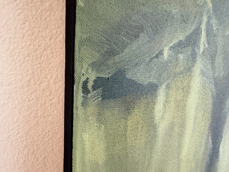Gerrit Greve (1948-2024, Cardiff by the Sea, CA) Original Acrylic Painting On Canvas Titled 'Mindscape 025' 2004 Signed Verso 48 X 48 Estimate $2,300 - $2,900 [Photo 5]