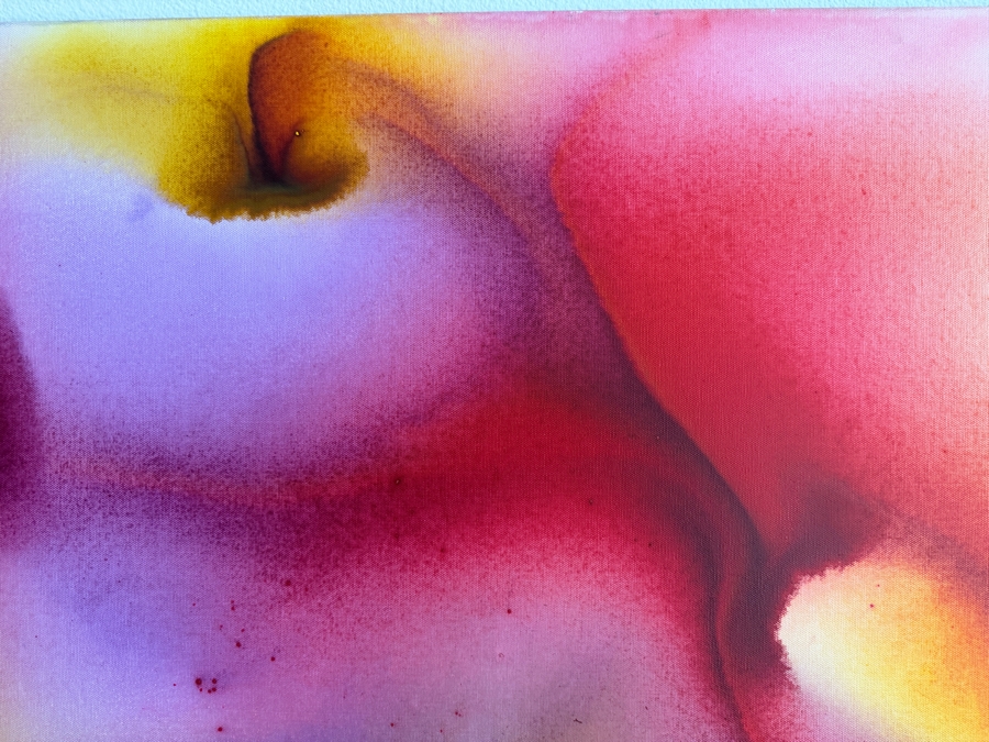 Gerrit Greve (1948-2024, Cardiff by the Sea, CA) Original Acrylic Painting On Canvas Titled 'Flowers' 2019 Signed Bottom Right And Verso 48 X 48 Estimate $2,300 - $2,900 [Photo 6]