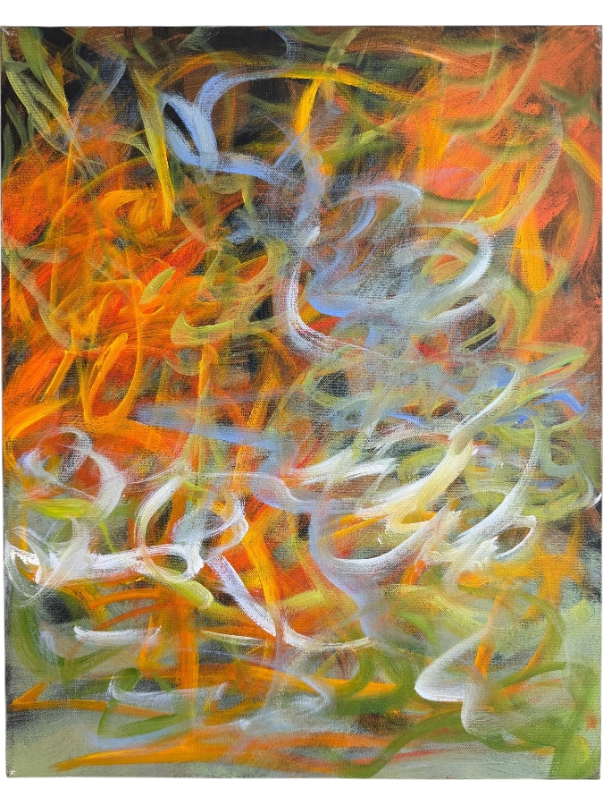 Gerrit Greve (1948-2024, Cardiff by the Sea, CA) Original Acrylic Painting On Canvas Untitled 2003 Signed Verso 16 X 20 Estimate $300 - $400