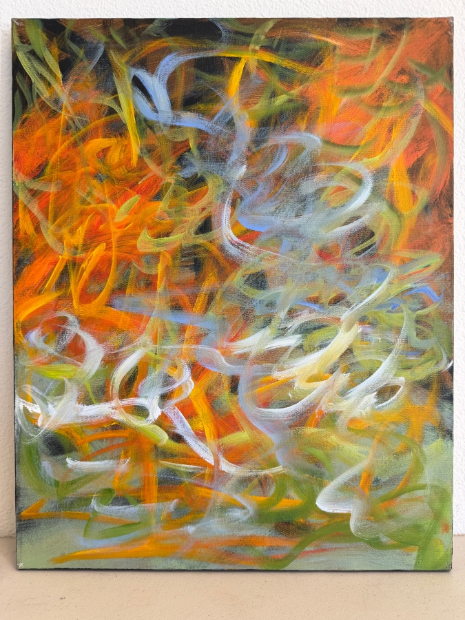 Gerrit Greve (1948-2024, Cardiff by the Sea, CA) Original Acrylic Painting On Canvas Untitled 2003 Signed Verso 16 X 20 Estimate $300 - $400 [Photo 2]