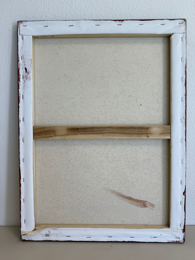 Gerrit Greve (1948-2024, Cardiff by the Sea, CA) Original Acrylic Painting On Canvas Untitled Crown Unsigned With COA 18 X 24 Estimate $400 - $500 [Photo 5]