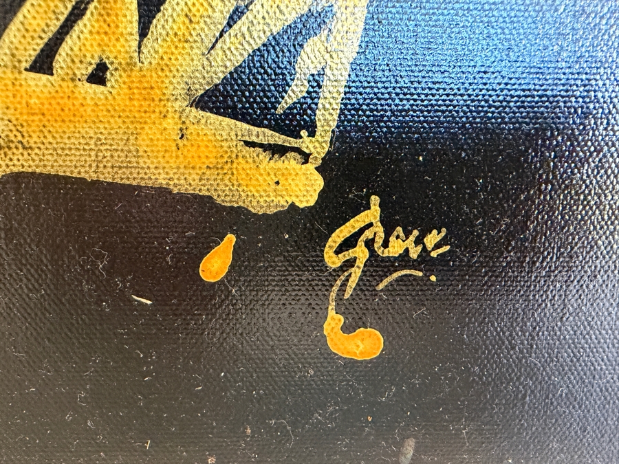 Gerrit Greve (1948-2024, Cardiff by the Sea, CA) Original Acrylic Painting On Canvas Untitled Crown Signed Bottom Right 18 X 24 Estimate $400 - $500 [Photo 4]