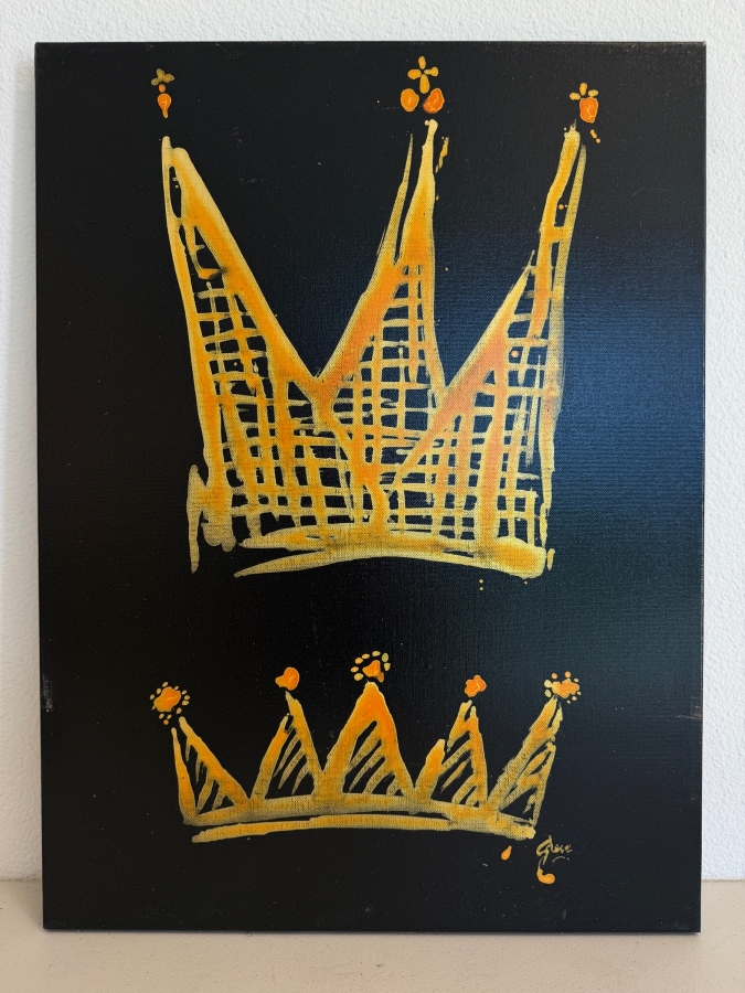 Gerrit Greve (1948-2024, Cardiff by the Sea, CA) Original Acrylic Painting On Canvas Untitled Crown Signed Bottom Right 18 X 24 Estimate $400 - $500 [Photo 2]