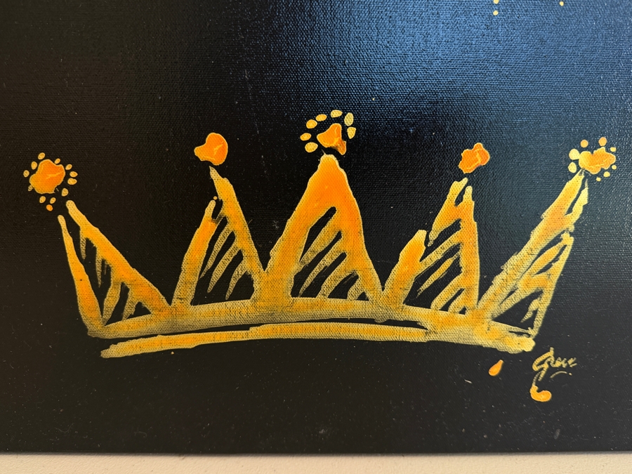 Gerrit Greve (1948-2024, Cardiff by the Sea, CA) Original Acrylic Painting On Canvas Untitled Crown Signed Bottom Right 18 X 24 Estimate $400 - $500 [Photo 3]