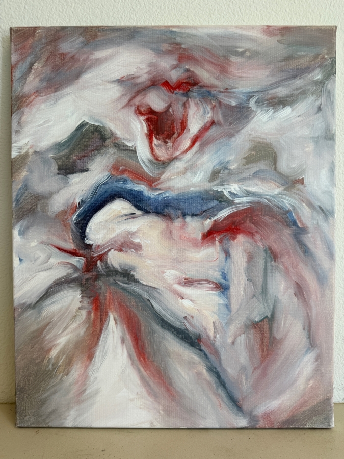 Gerrit Greve (1948-2024, Cardiff by the Sea, CA) Original Acrylic Painting On Canvas Untitled 2012 Signed Verso 16 X 20 Estimate $300 - $400 [Photo 2]
