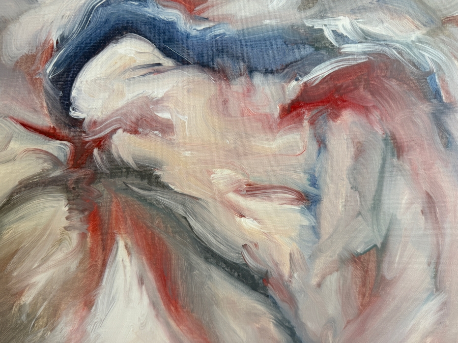 Gerrit Greve (1948-2024, Cardiff by the Sea, CA) Original Acrylic Painting On Canvas Untitled 2012 Signed Verso 16 X 20 Estimate $300 - $400 [Photo 4]