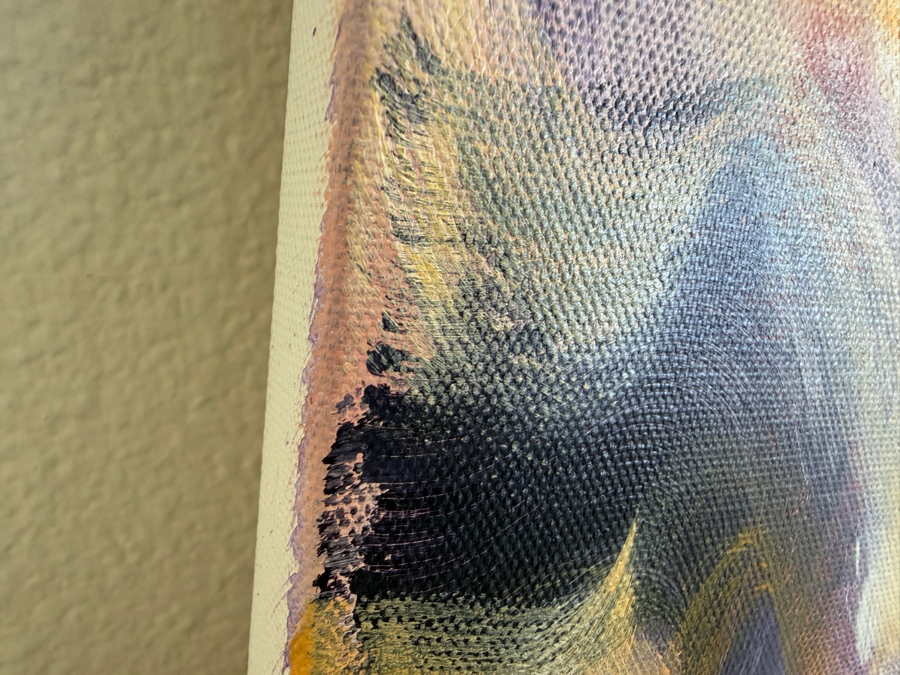 Gerrit Greve (1948-2024, Cardiff by the Sea, CA) Original Acrylic Painting On Canvas Untitled 2018 Signed Bottom Left and Verso 18 X 24 Estimate $400 - $500 [Photo 5]