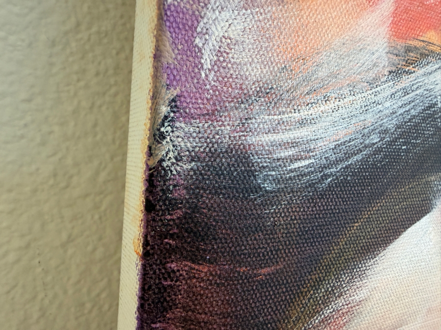 Gerrit Greve (1948-2024, Cardiff by the Sea, CA) Original Acrylic Painting On Canvas Untitled 2018 Signed Bottom Left and Verso 18 X 24 Estimate $400 - $500 [Photo 5]