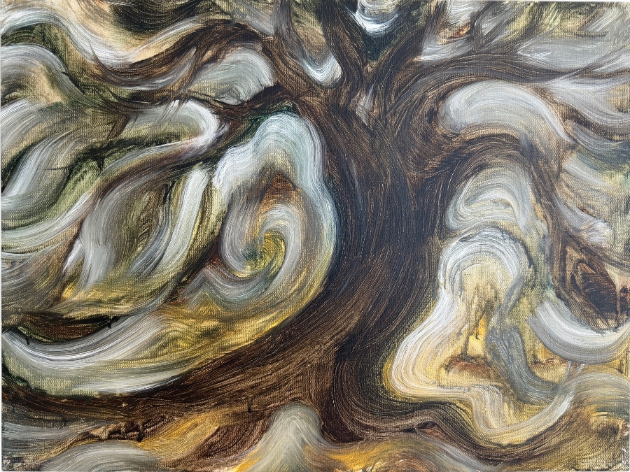 Gerrit Greve (1948-2024, Cardiff by the Sea, CA) Original Acrylic Painting On Canvas Untitled 2017 Signed Verso 24 X 18 Estimate $400 - $500 [Photo 1]