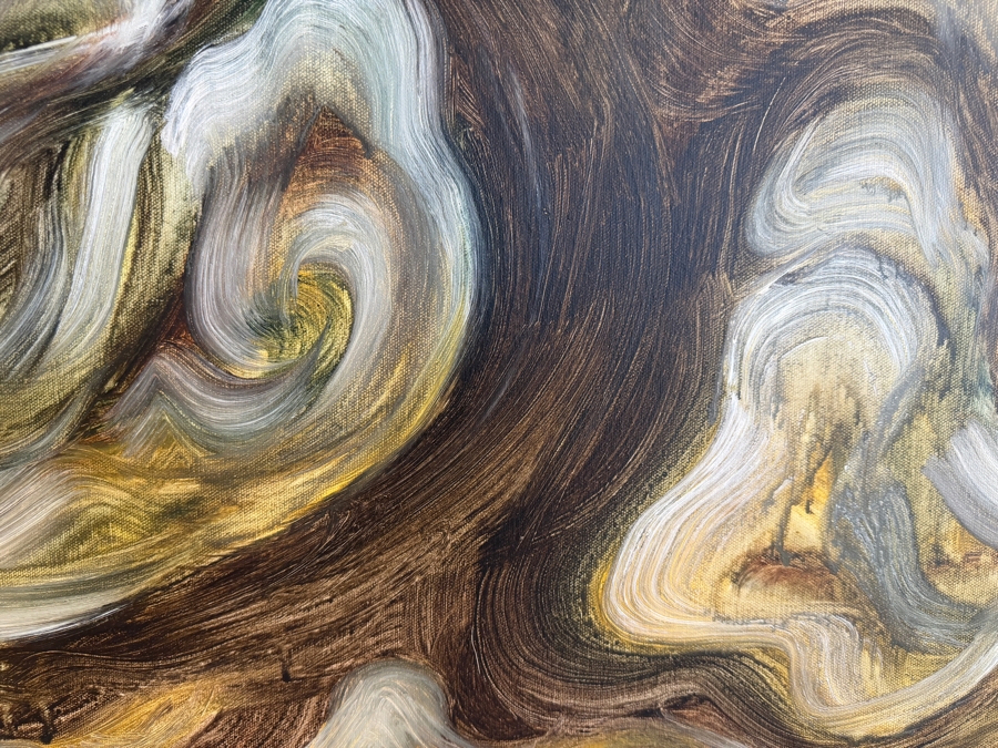 Gerrit Greve (1948-2024, Cardiff by the Sea, CA) Original Acrylic Painting On Canvas Untitled 2017 Signed Verso 24 X 18 Estimate $400 - $500 [Photo 3]