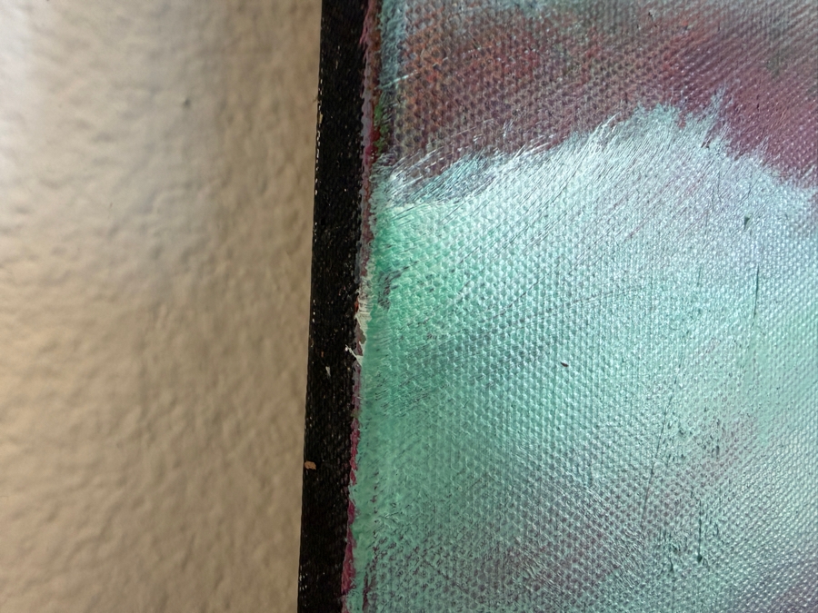 Gerrit Greve (1948-2024, Cardiff by the Sea, CA) Original Acrylic Painting On Canvas Untitled Waves Signed Bottom Left 24 X 18 Estimate $400 - $500 [Photo 6]