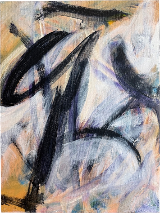 Gerrit Greve (1948-2024, Cardiff by the Sea, CA) Original Acrylic Painting On Canvas Untitled 2016 Signed Verso 18 X 24 Estimate $400 - $500