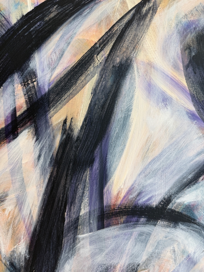 Gerrit Greve (1948-2024, Cardiff by the Sea, CA) Original Acrylic Painting On Canvas Untitled 2016 Signed Verso 18 X 24 Estimate $400 - $500 [Photo 3]