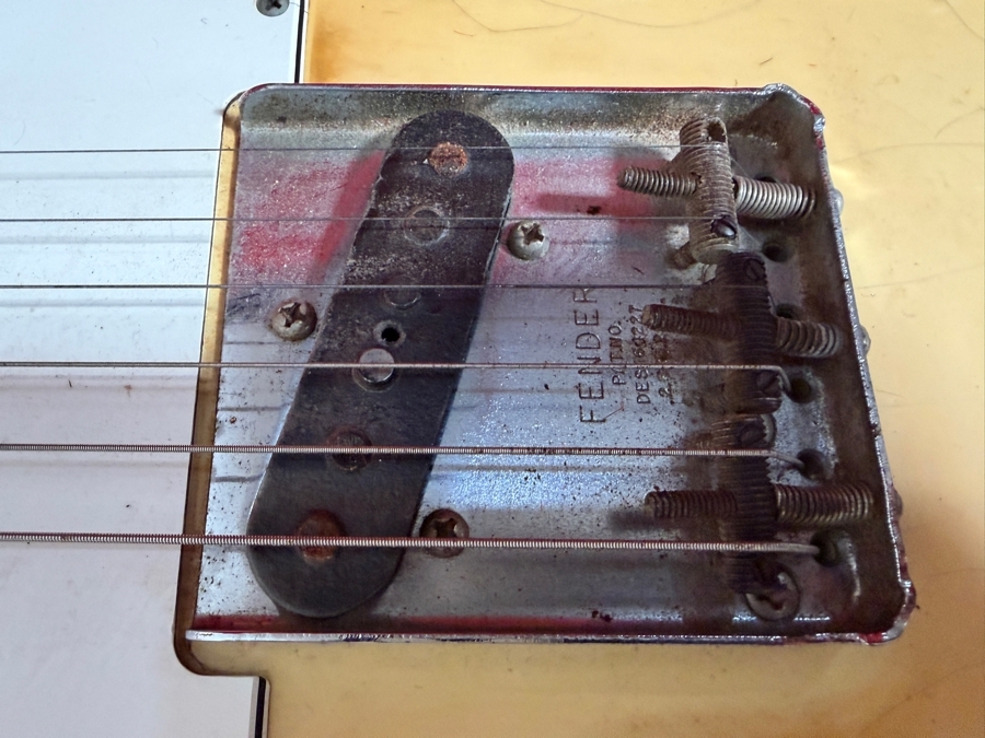 Vintage 1967 Fender Transition Telecaster Electric Guitar from Wade Norton's Personal Collection with Purchase Receipt - Appraised by Norman's Rare Guitars in 2011 for $3,500 (Appraisal Included)
 [Photo 11]