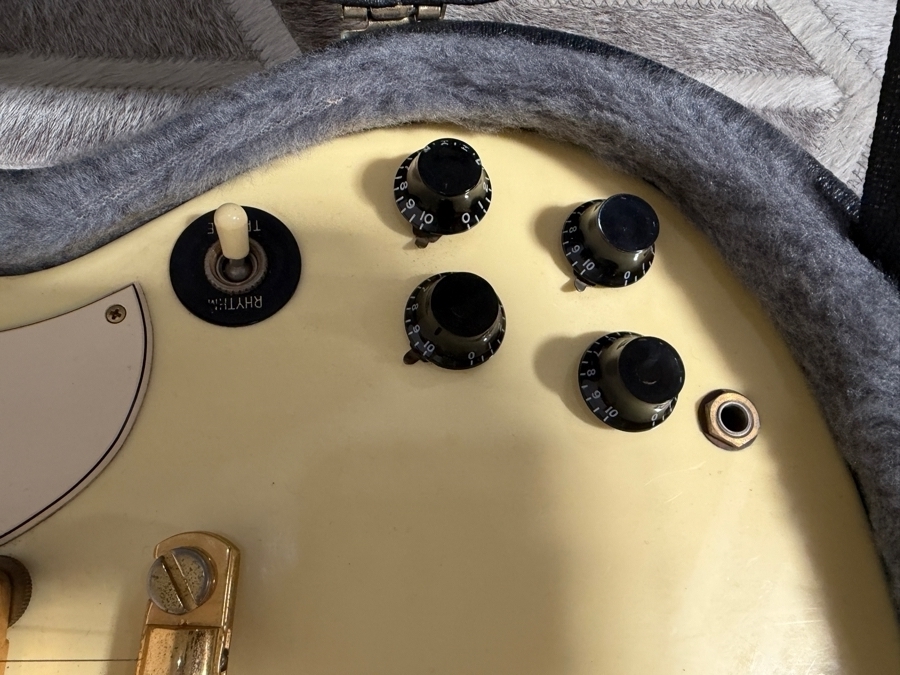 Vintage 1992 Gibson 1962 Les Paul Custom Reissue 90421406 from Wade Norton's Personal Collection - Primary Guitar Used on the Triple-Platinum Papa Roach Debut Album Infest - Used Extensively as a Primary Studio Tool at NRG Recording [Photo 5]