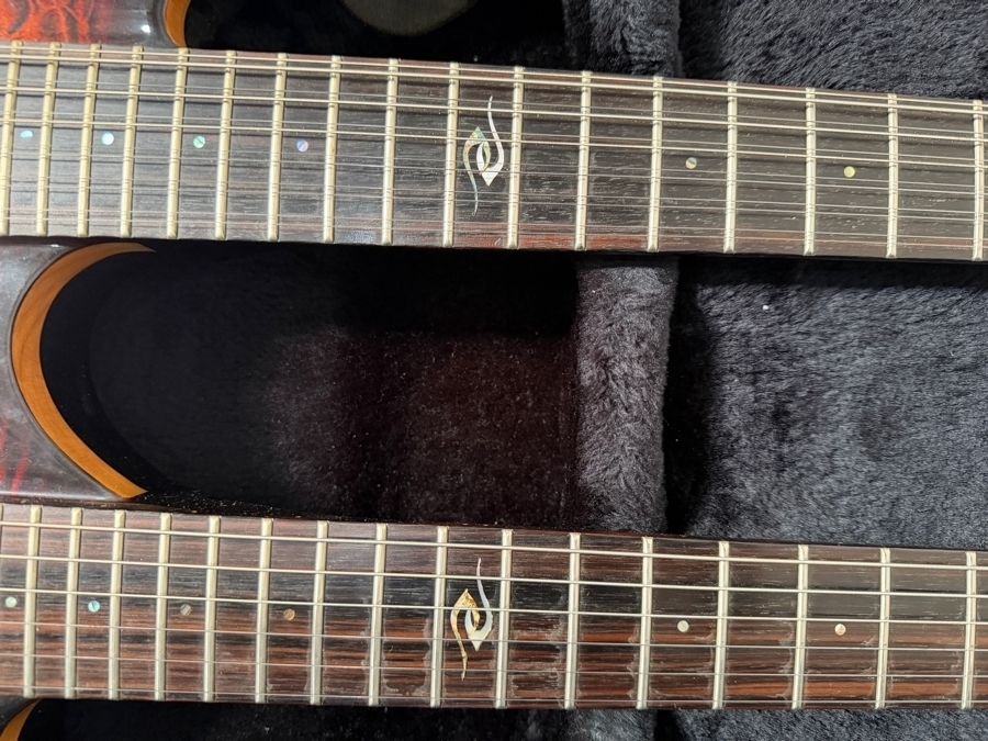 Vintage 2006 Dean Hardtail Doubleneck 6/12 06100399 Electric Guitar from Wade Norton's Personal Collection [Photo 9]
