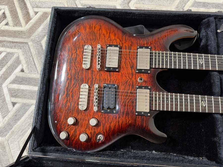 Vintage 2006 Dean Hardtail Doubleneck 6/12 06100399 Electric Guitar from Wade Norton's Personal Collection [Photo 6]