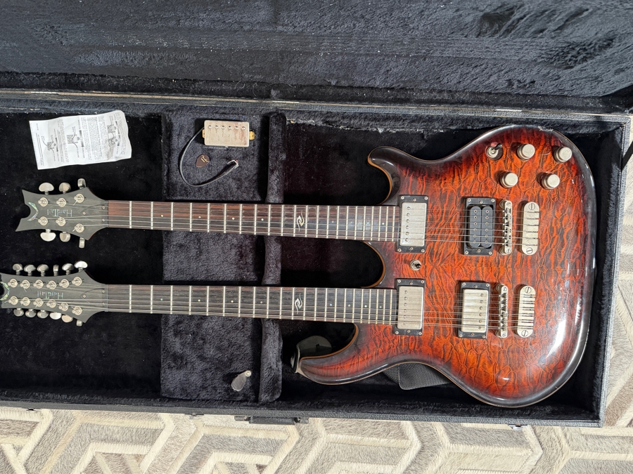 Vintage 2006 Dean Hardtail Doubleneck 6/12 06100399 Electric Guitar from Wade Norton's Personal Collection [Photo 5]