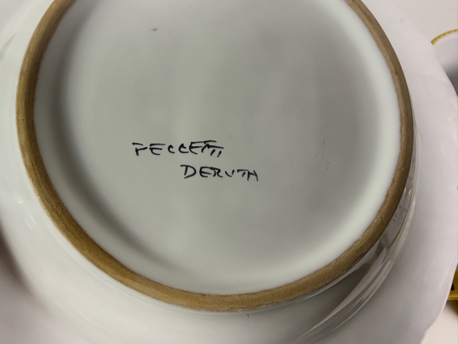 Just Added - Italian Deruta (4) Coffee Cups and (4) 10' Bowls [Photo 6]