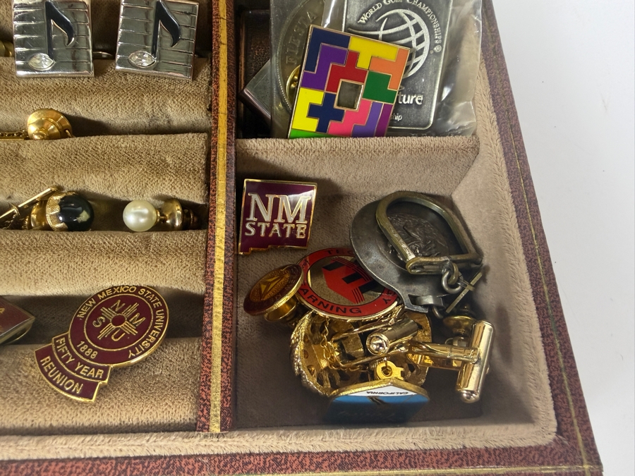 Just Added - Collection of Dr. Robert C. Tausworthe's Vintage Cufflinks, Tie Clips and Pins [Photo 6]