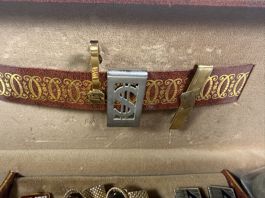 Just Added - Collection of Dr. Robert C. Tausworthe's Vintage Cufflinks, Tie Clips and Pins [Photo 9]