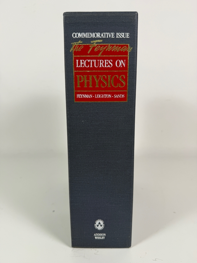 Just Added - Vintage 1989 Commemorative Issue Three-Volume Boxed Hardcover Book Set of The Feynman Lectures on Physics [Photo 10]