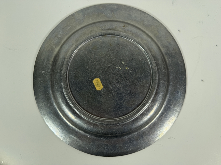 Just Added - Vintage Wilton Armetale Pewter Plate Featuring the Great Seal of the United States 11W [Photo 3]