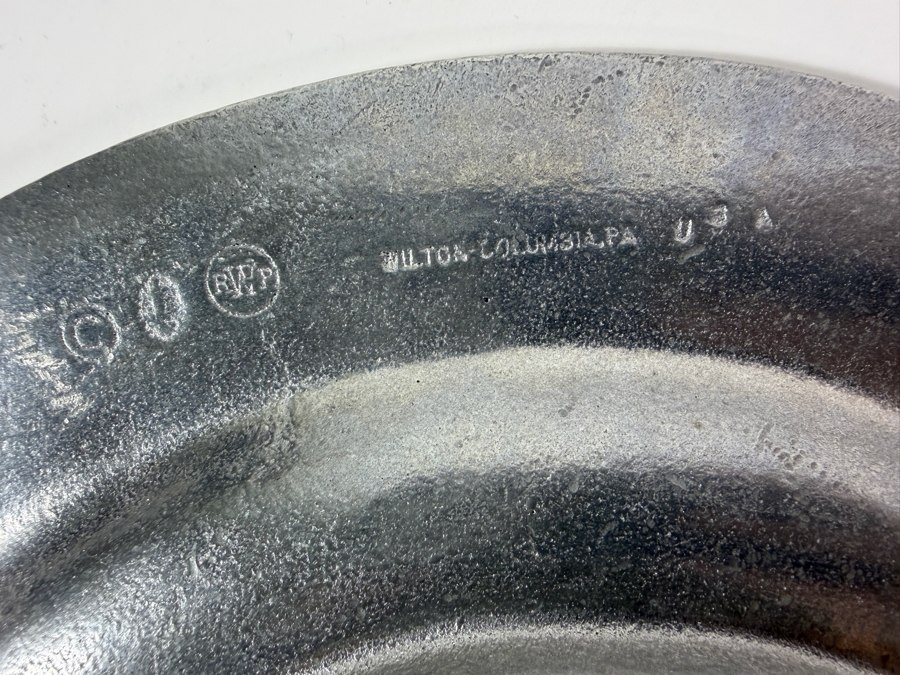 Just Added - Vintage Wilton Armetale Pewter Plate Featuring the Great Seal of the United States 11W [Photo 4]