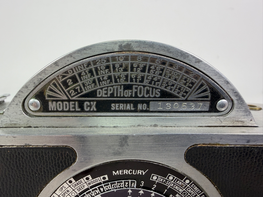Just Added - Vintage Univex Mercury II (Model CX) Half-Frame 35mm Film Camera Manufactured by the Universal Camera Corp. [Photo 6]