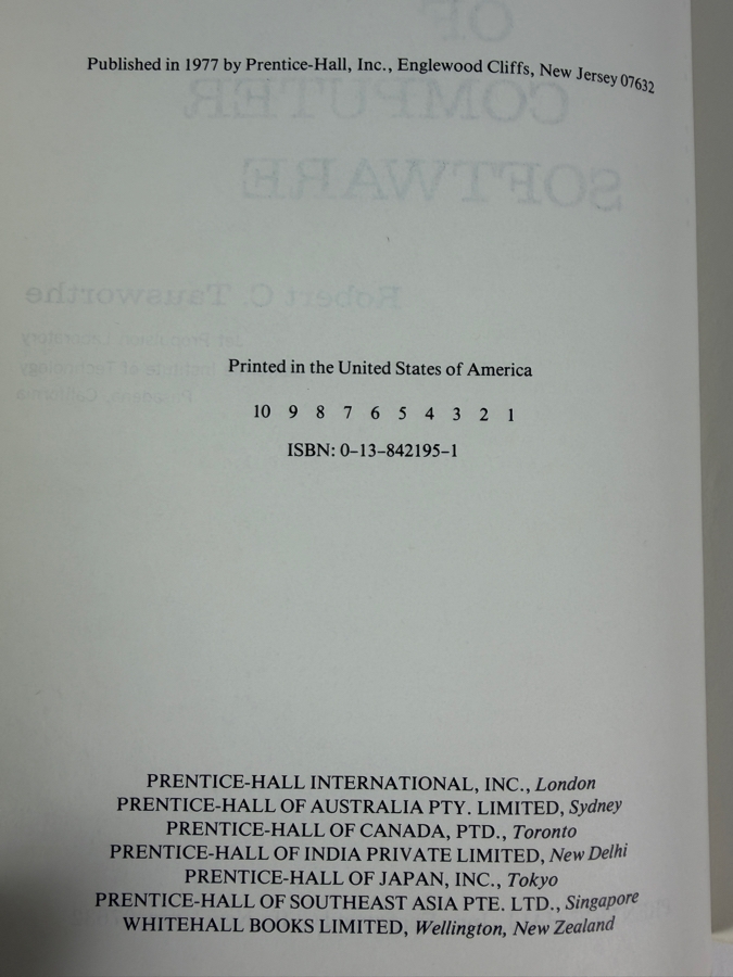 Just Added - Two Hardcover Volumes of Standardized Development of Computer Software by Robert C. Tausworthe Published by Prentice-Hall in the Late 1970s [Photo 3]