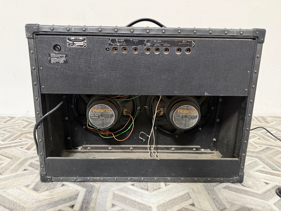 Vintage 1979 Roland JC-120 Jazz Chorus Combo 100065 Solid-State Amplifier from Wade Norton's Personal Collection [Photo 9]