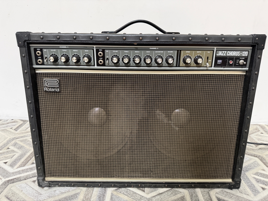 Vintage 1979 Roland JC-120 Jazz Chorus Combo 100065 Solid-State Amplifier from Wade Norton's Personal Collection [Photo 3]