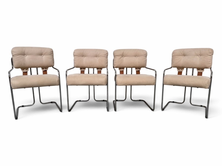 Set of 4 Guido Faleschini For I4 Mariani Tucroma Chairs
