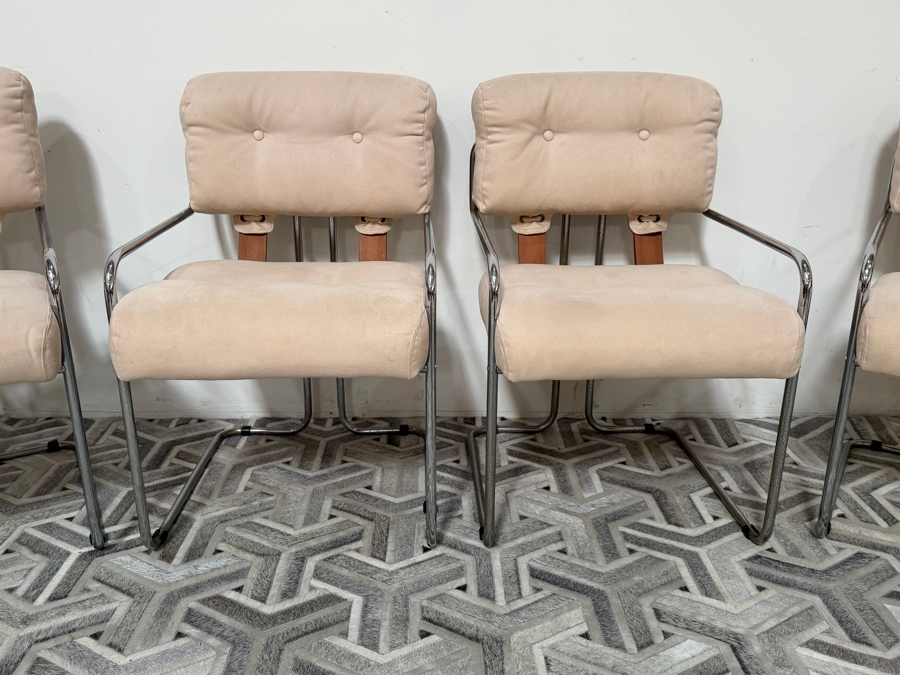 Set of 4 Guido Faleschini For I4 Mariani Tucroma Chairs [Photo 10]