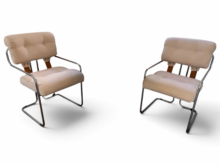 Set of 4 Guido Faleschini For I4 Mariani Tucroma Chairs [Photo 2]