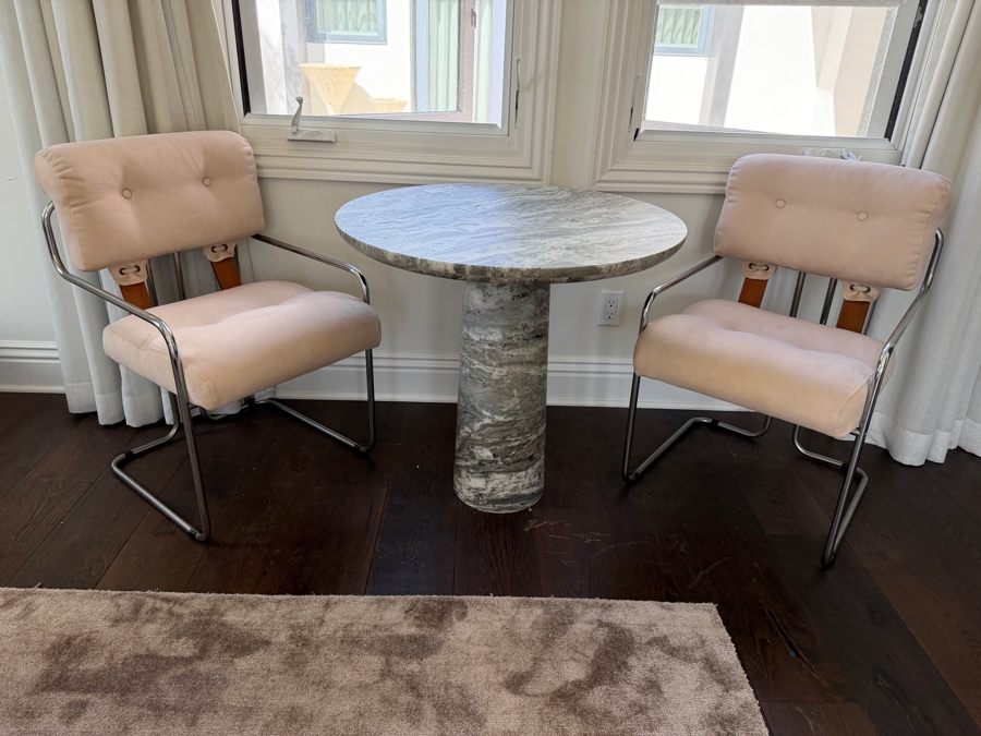 Set of 4 Guido Faleschini For I4 Mariani Tucroma Chairs [Photo 3]