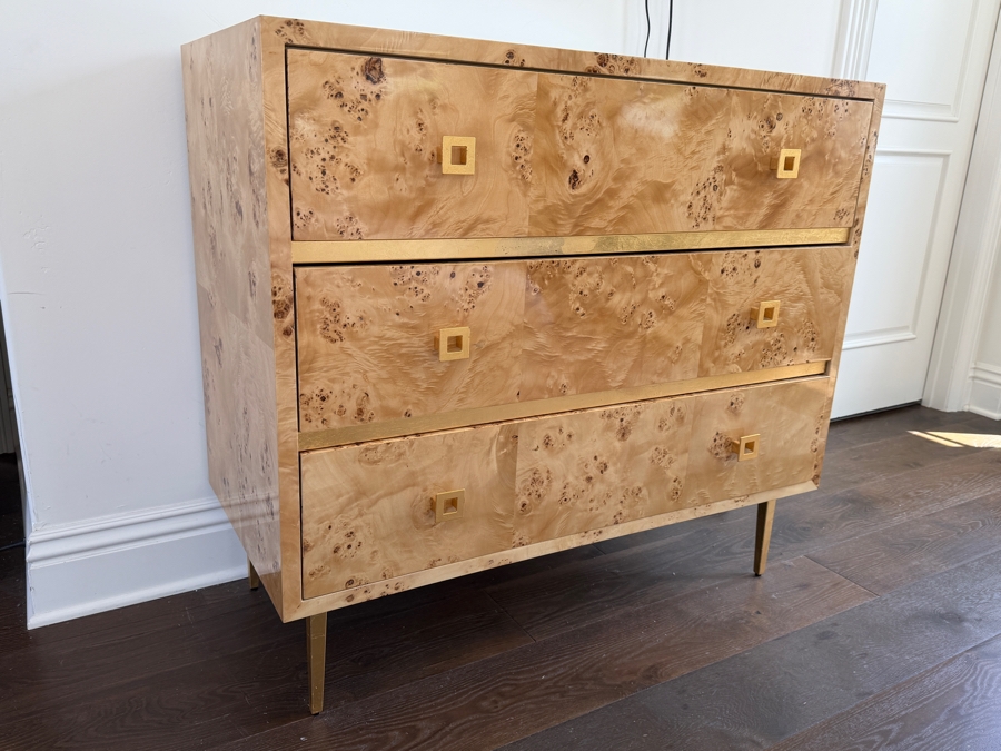 Safavieh Katia Retro Chic 3-Drawer Accent Chest Retail 42W X 19D X 39H $800 [Photo 4]