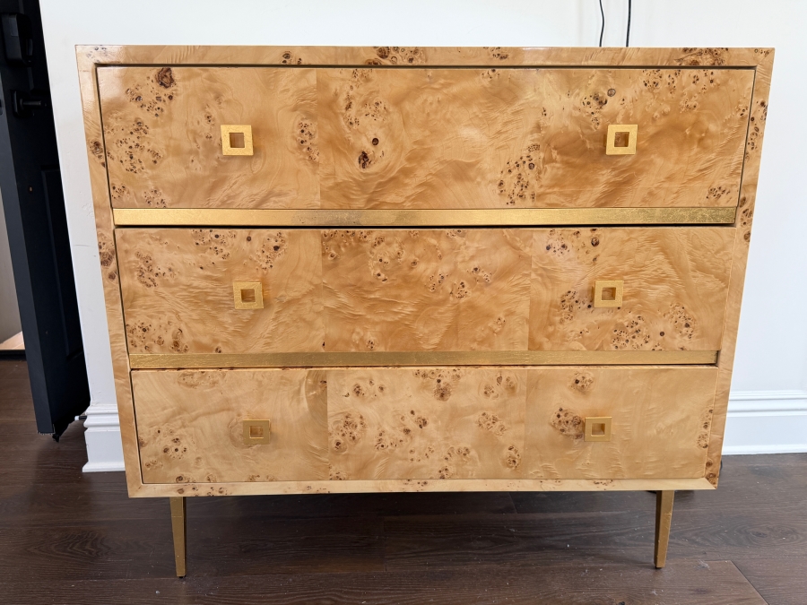 Safavieh Katia Retro Chic 3-Drawer Accent Chest Retail 42W X 19D X 39H $800 [Photo 2]
