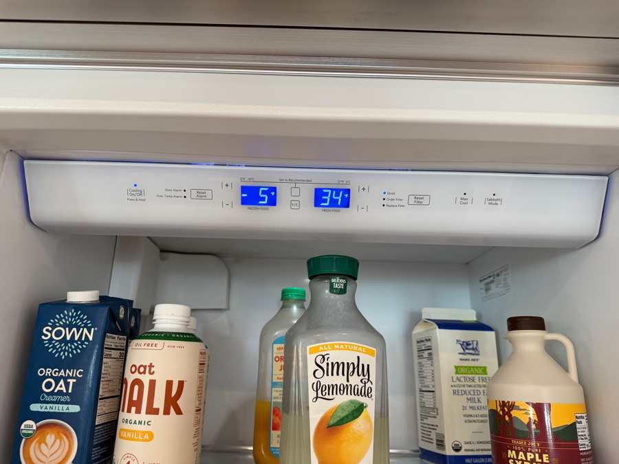 KitchenAid 48' Built-In Side-by-Side Refrigerator (Model: KBSN608ESS00) 48W X 84H Retail $10,899 [Photo 5]