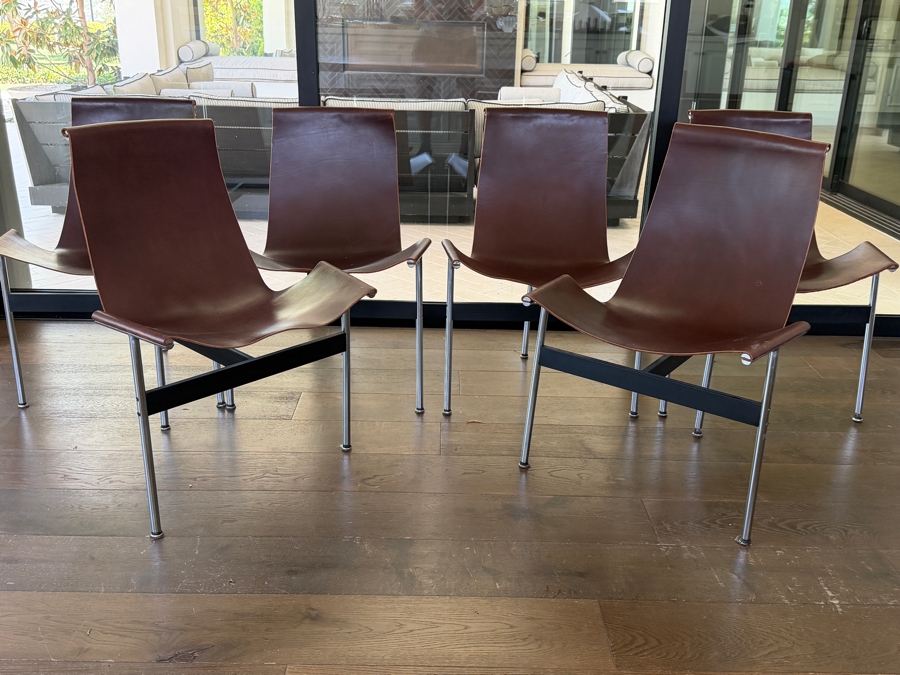 Set of 6 William Katavolos, Ross Littell & Douglas Kelley '3LC T-Chairs' for ICF De Padova Original Price: $13,633 [Photo 3]