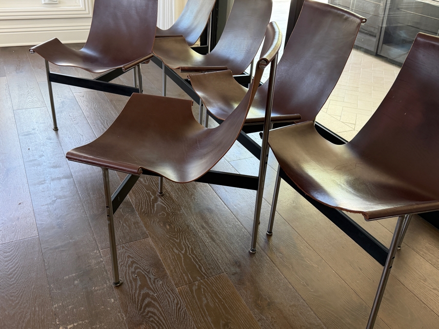 Set of 6 William Katavolos, Ross Littell & Douglas Kelley '3LC T-Chairs' for ICF De Padova Original Price: $13,633 [Photo 6]