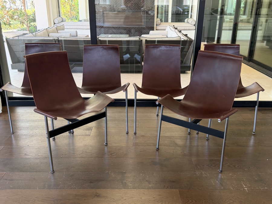 Set of 6 William Katavolos, Ross Littell & Douglas Kelley '3LC T-Chairs' for ICF De Padova Original Price: $13,633 [Photo 2]