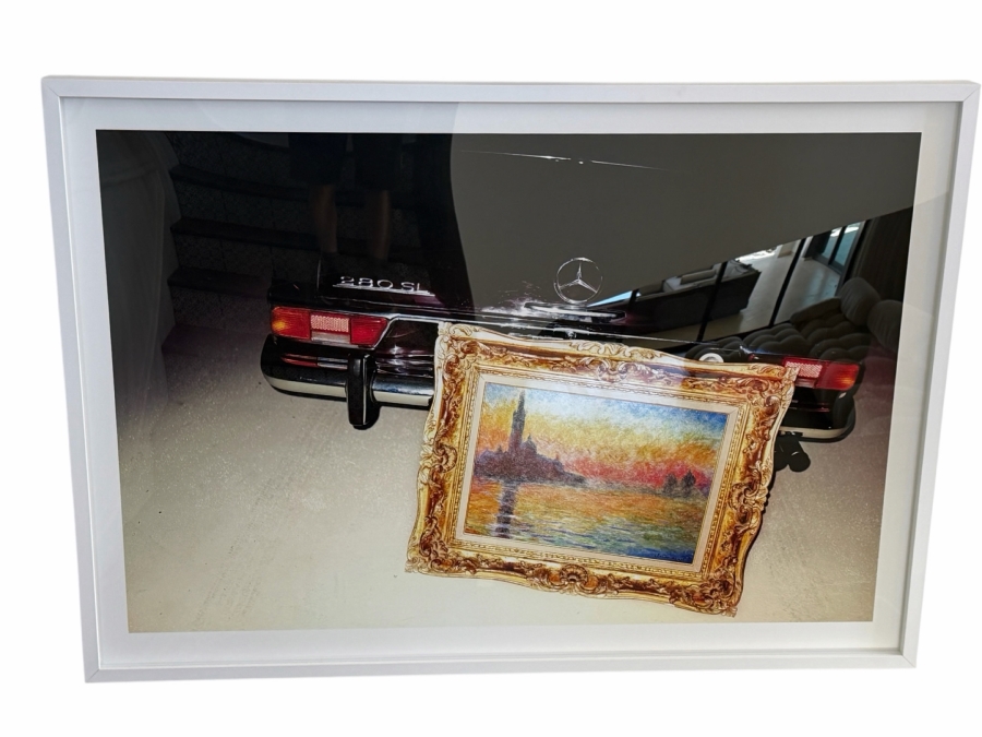 Dylan Don 'Show me the Monet' Photographic Print Framed 56W X 39.5H