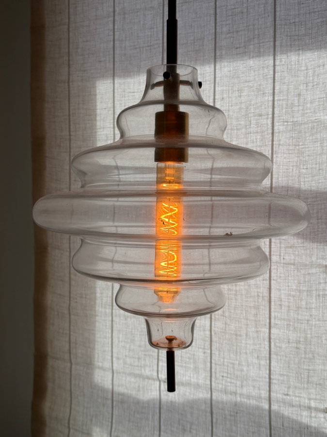 Kelly Wearstler Tableau Large Pendant in Burnished Brass and Glass 12'W X 53'L [Photo 3]