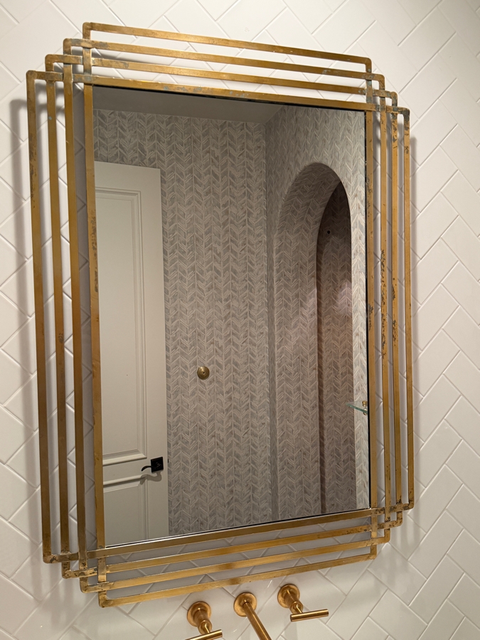 Serai Mirror by Jamie Young Co. 32' X 44' Retails $1,000 [Photo 2]