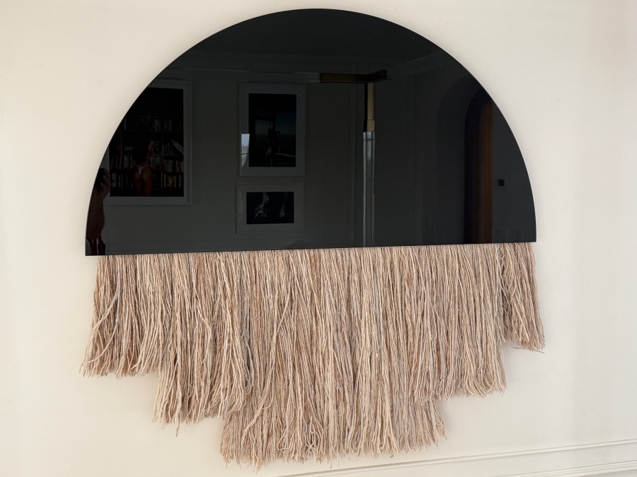Half Moon Mirror Created by the Design Studio Ben & Aja Blanc 46'W X 43'H Retails $3,200 [Photo 7]