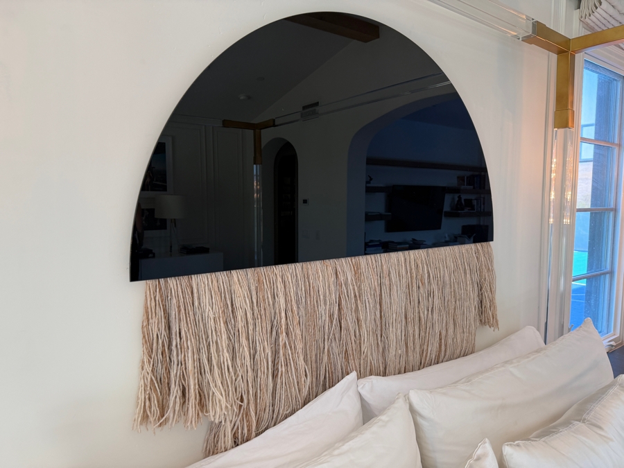 Half Moon Mirror Created by the Design Studio Ben & Aja Blanc 46'W X 43'H Retails $3,200 [Photo 5]